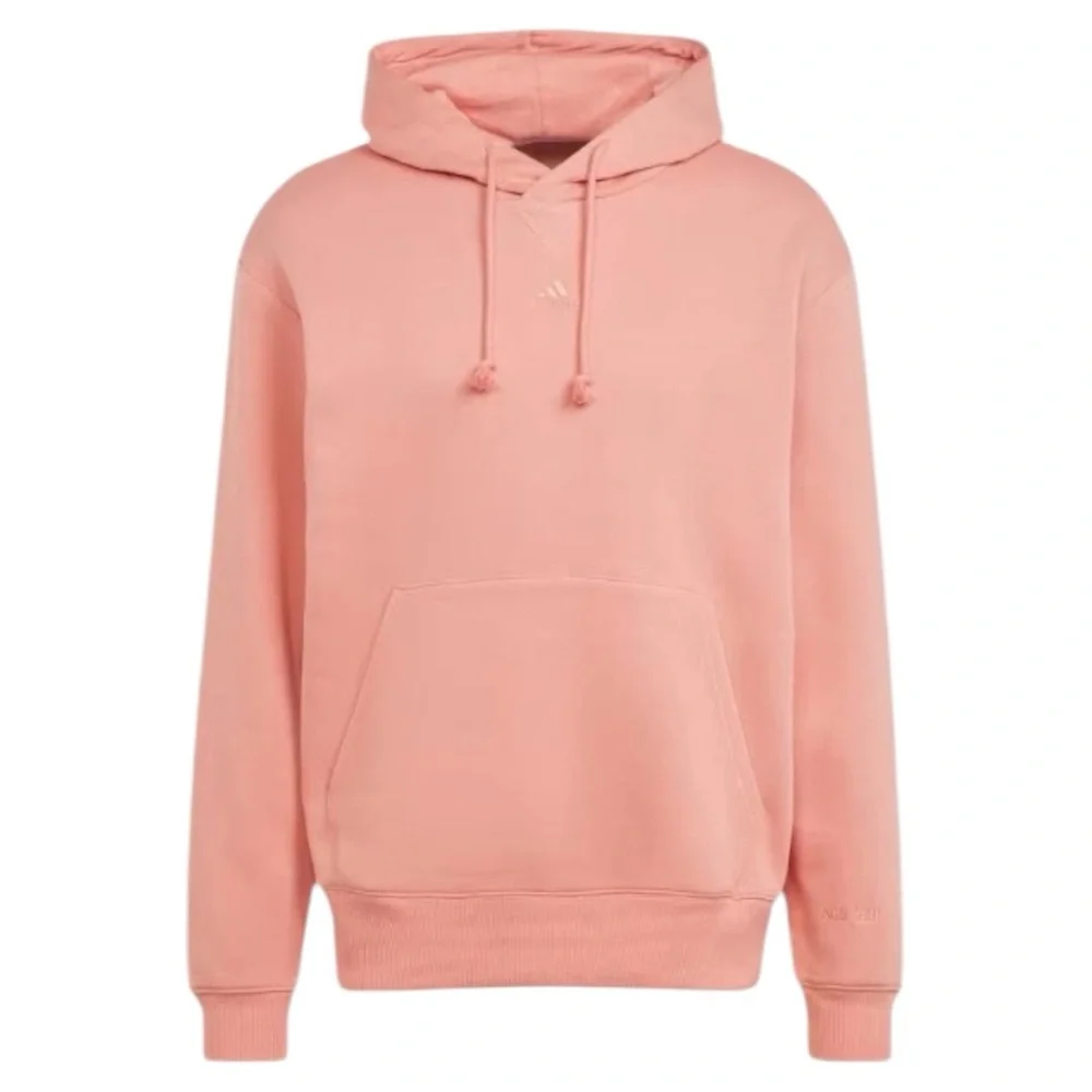 adidas Men's ALL SZN Fleece Hoodie Wonder Clay Pink Orange XS New With Tags NWT